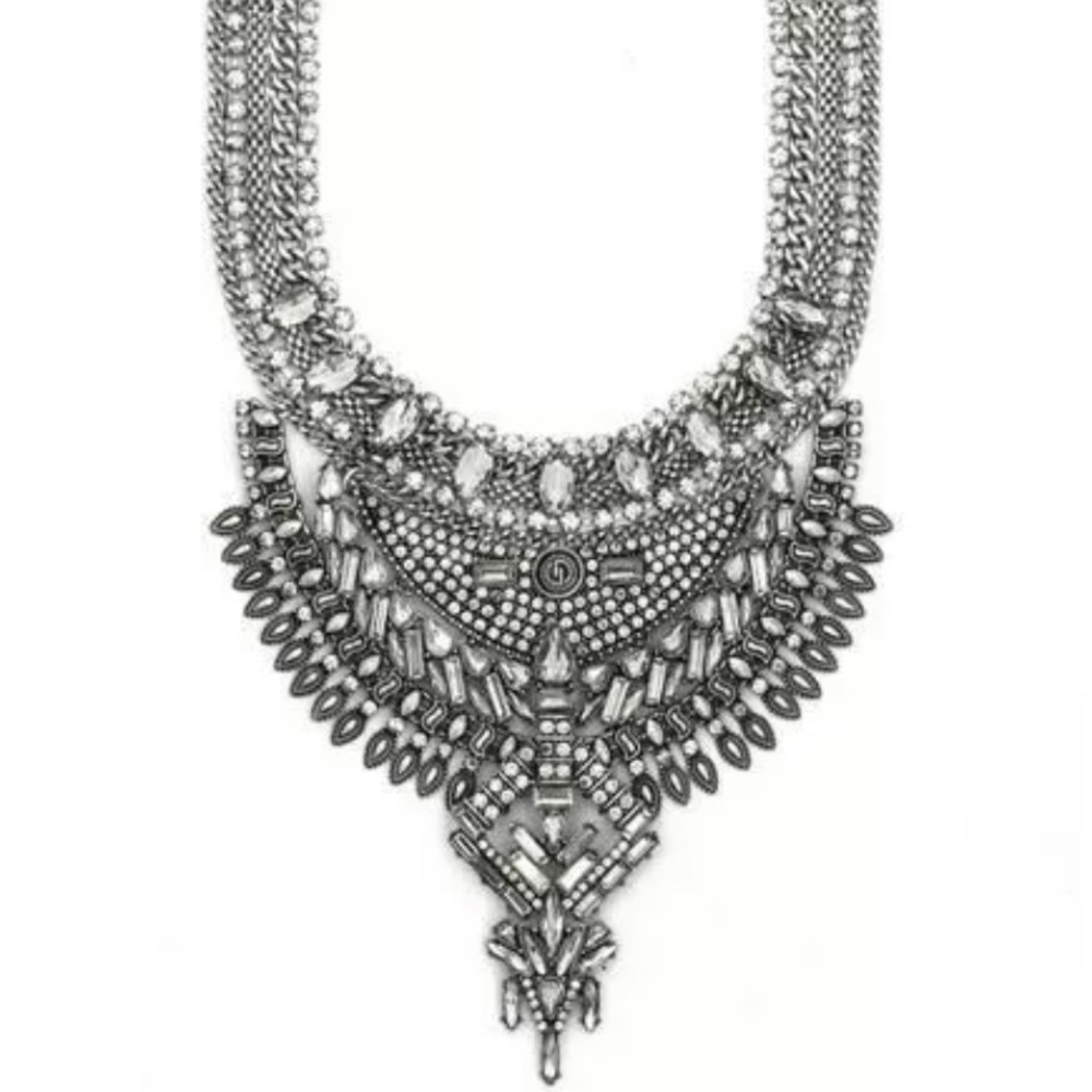 DYLANLEX SVAROVSKI CRYSTAL STATEMENT NECKLACE - Picture 3 of 5